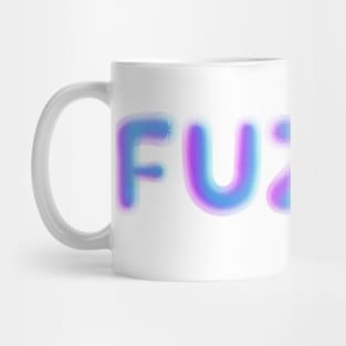 Fuzzy neon type Mug